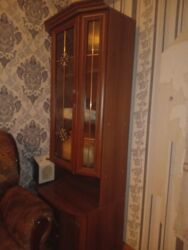 qoşa taxt: Б/у, Распашной, 2 двери Прямой шкаф, Балконный шкаф