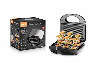 raf toster: №: 14227 Məhsulun adı: Sendviç cihazı RAF R.532T 750W Black Brend: RAF — 1