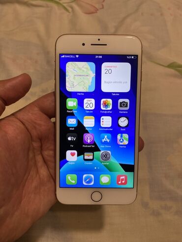 Apple iPhone: IPhone 8 Plus, 64 GB, Qızılı, Barmaq izi — 1