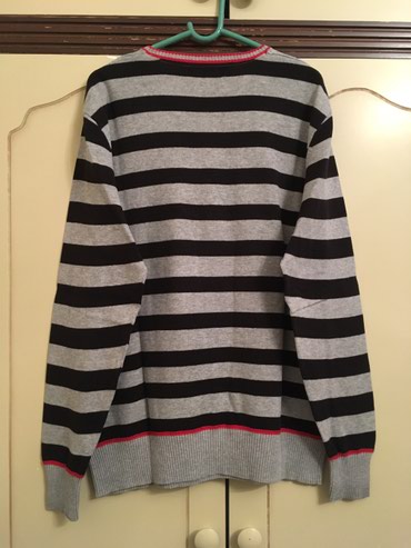 Duksevi: Jako kvalitetan Zara džemper, kao nov, L veličina, 100% cotton, sive — 3