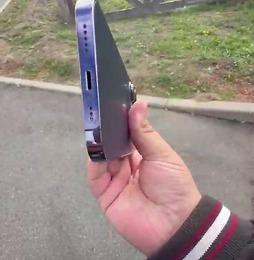 iphone s5 mini: IPhone 14 Pro, 512 GB, Deep Purple, Barmaq izi, Simsiz şarj, Face ID — 4