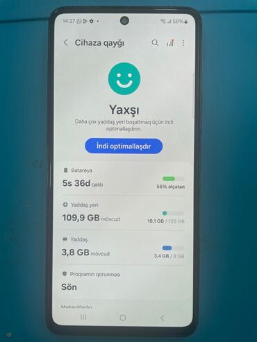 samsung a74 qiymeti: Samsung Galaxy A53 5G, 128 GB, rəng - Qara, İki sim kartlı