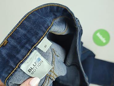 mom jeans pull and bear: Blue Motion, Jeansy damskie, rozmiar M — 4