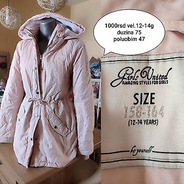 duksevi delije: Devojačka jakna/parka Girls United, svetloružičasta. - Veličina — 1