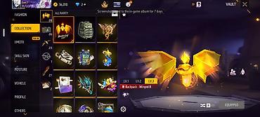ideal hediyye kartlari: **Free Fire hesabı** Şəkillərdə görünən Free Fire hesabında aşağıdakı — 6
