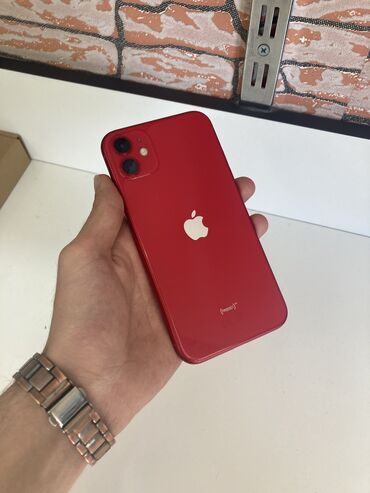бу магнитолы в машину: IPhone 11, 64 GB, Qırmızı, Zəmanət, Face ID