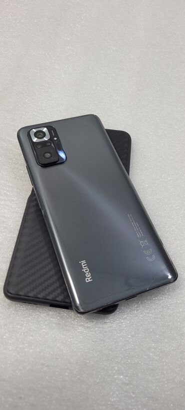 ретми 10 с: Redmi, Redmi Note 10 Pro, Колдонулган, 128 ГБ, түсү - Кара, 2 SIM