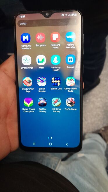 samsung teze: Samsung A20, 32 GB, rəng - Qara, Barmaq izi, İki sim kartlı