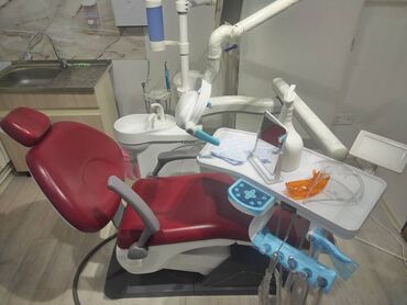 tibbi avadanliqlar az: Stomatoloji kreslo ikinci əl. Lazer led işiq skaler kompressorla