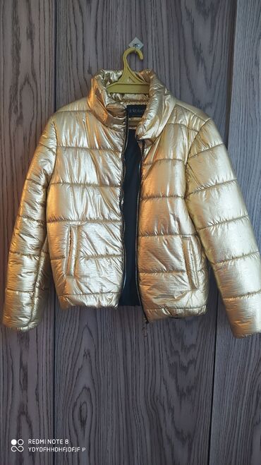 кожа куртка: Женская куртка XL (EU 42), цвет - Золотой