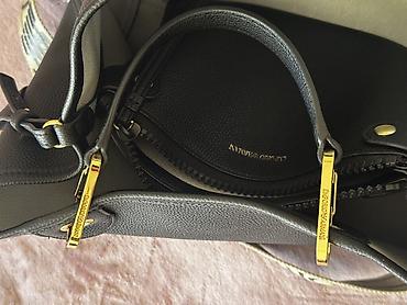 Çantalar: Emporio Armani qadın çantası (ORIGINAL) - Rəng: qara, xırda — 3