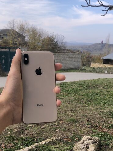 telefon 70 manat: IPhone Xs Max, 64 ГБ, Золотой, Беспроводная зарядка, Face ID