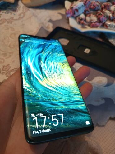 телефон huawei ets 2055: Huawei Mate 20 Pro, Колдонулган, 128 ГБ, түсү - Жашыл, 2 SIM