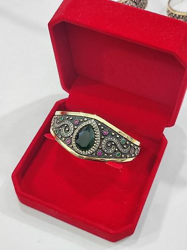 Серебряные браслеты: Серебряный Браслет с натуральными камнями Серебро с напылением — 9