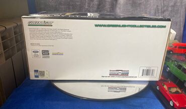 Avtomobil modelləri: Коллекционная модель Ford Mustang Shelby GT500 blue with white stripe — 6