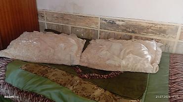 xalca qoruyucu: Dekorativ mebel örtüyü dəsti - Rəng: krem/şampan - Üslub: zərif — 3