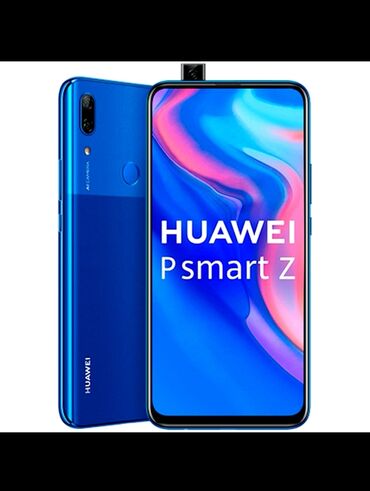 Huawei: Huawei P Smart Z, Б/у, 128 ГБ, цвет - Синий, 1 SIM, 2 SIM