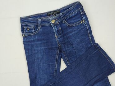 woskowane dżinsy: Bershka, Jeansy damskie, rozmiar XS