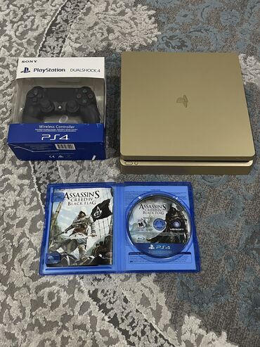 PS4 (Sony PlayStation 4): Продаю PS 4 Slim 500 GB Работает отлично, без никаких дефектов Есть