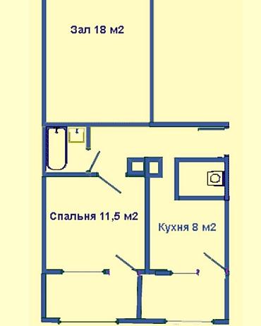 Продажа квартир: 2 комнаты, 52 м², 105 серия, 7 этаж, Евроремонт — 8