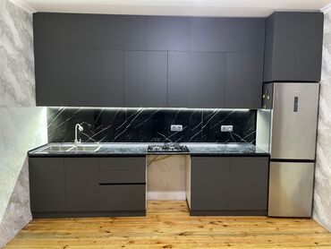 Sifarişlə mətbəx mebeli: Sifarişlə mətbəx dəsti, Özü çəkən petlələr, MDF, Kredit yoxdur, Pulsuz çatdırılma, Ödənişli çatdırılma, Rayonlara çatdırılma — 28