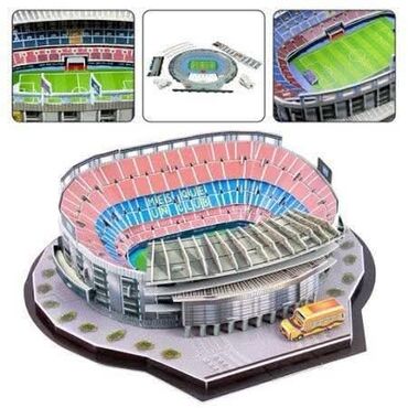 Ostale igračke: 3D Puzzle stadion FK Barselona Nou camp3000 din 3D slagalica — 2