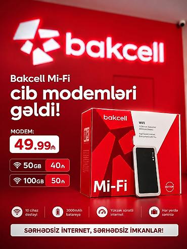 nokia c2 03: Bakcell Mi‑Fi cib modemi Xüsusiyyətlər: - 10 cihaz dəstəyi - 3000 mAh — 1