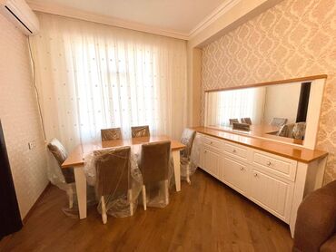 Uzunmüddətli kirayə mənzillər: Binəqədi rayonu, 6-cı mkr, Turan restoranının arxasında 13 mərtəbəli — 2