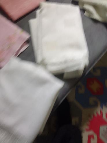 Digər tekstil: Məişət tekstili dəsti - 1 ədəd iri ölçülü ağ frotte dəsmal - 2 ədəd — 7