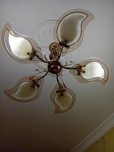 lyüstr: Çılçıraq, 5 lampa, Metal — 2