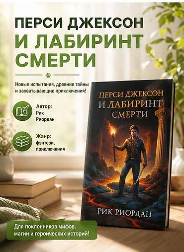 смерть: Книга «Перси Джексон и Лабиринт смерти» - Автор: Рик Риордан - Жанр — 1