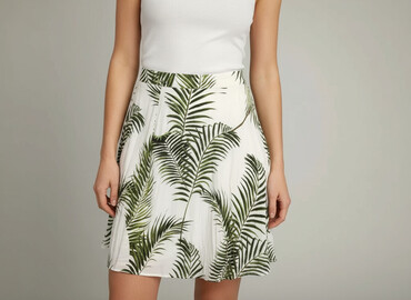 spódnice plisowane zalando: H&M, Women`s skirt, size L (EU 40)