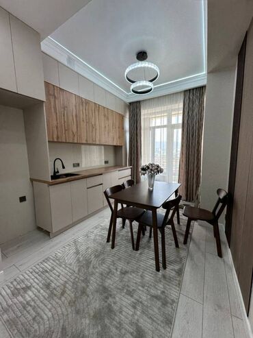 однокомнатная квартира кок жар: 1 комната, 47 м², Элитка, 13 этаж, Дизайнерский ремонт