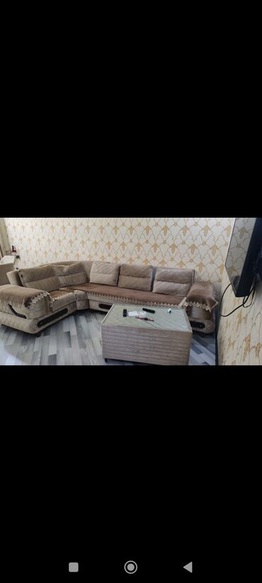 Divanlar: Künc divan, İşlənmiş, Açılan, Vеlur parça, Ödənişli çatdırılma