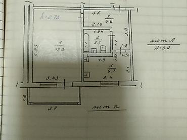 105: 1 комната, 36 м², Тунгуч мкр 105 серия, 2 этаж, Косметический ремонт — 4