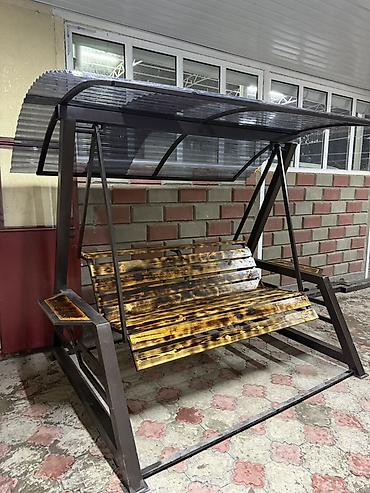 секс тв: Садовые качели Металл, Со спинкой, С крышей — 1