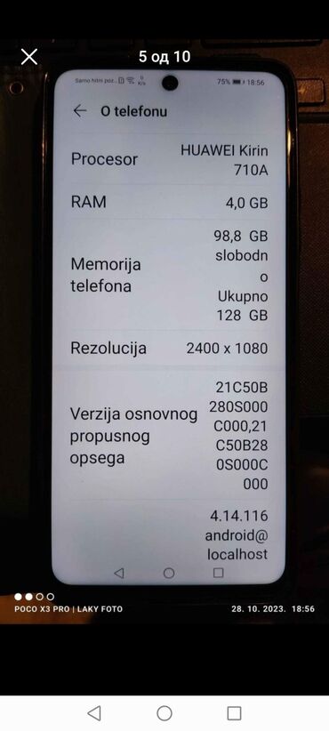 Huawei: Huawei P Smart, 128 GB, bоја - Maslinasto zelena, Dual SIM — 7