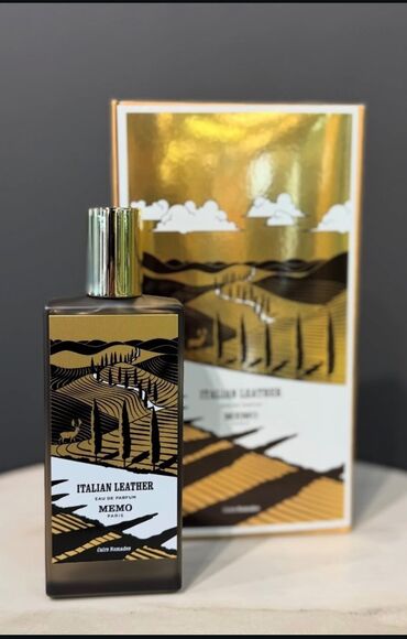Ətriyyat: Memo italian Leather-Duty Free. Etir duty freedendir. Butun etiketi