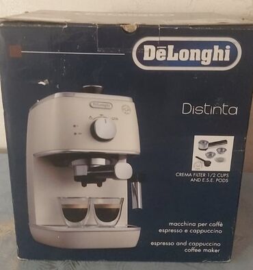 Qəhvə maşınları: Qəhvə maşını Delonghi, Yarımavtomat, Kapuçinator ilə