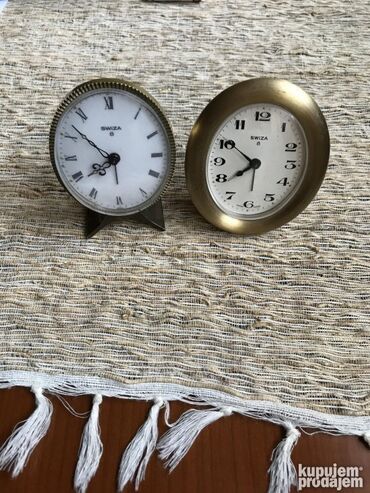 Ostali predmeti za umetnost i kolekcionarstvo: Original Swiza stoni sat Made in Swiss Navija se na 8 dana. 7 — 5