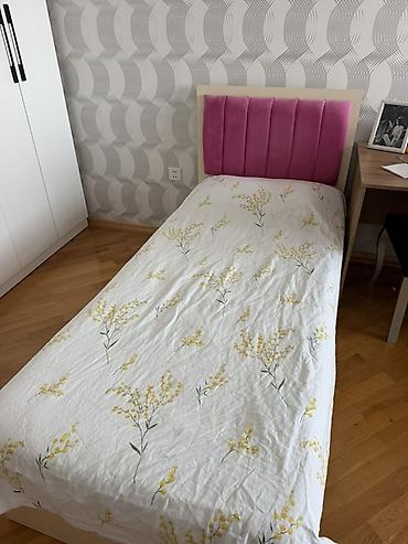 2 ədət qız oglan mavi narınci rengde Tək nəfərlik çarpayı - Ölçü