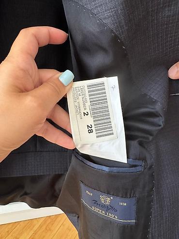 Kişi geyimləri: Kostyum, Demisezon, Ermenegildo Zegna, L, rəng - Göy — 2