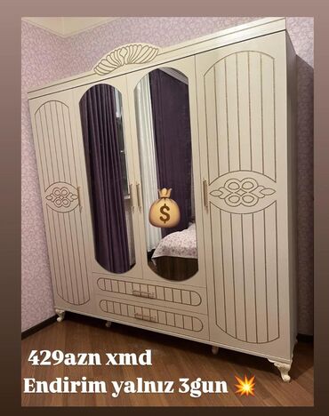 Qonaq otağı dəstləri: Yeni, Qarderob, paltar dolabı
