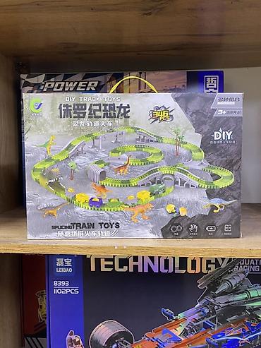 Игровой набор «DIY Track Toys — Динозавры. Железная дорога/трек» -
