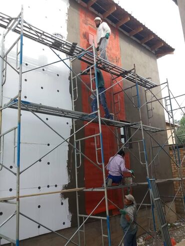 Фасадные работы: Ремонт фасада, Утепление фасада, Фасадный декор | Молдинг, Балясины, Туникафон | Декоративный кирпич, Сухой травертин, Алюкобонд | Penoplex, Минеральная вата, Пенопласт Больше 6 лет опыта — 10