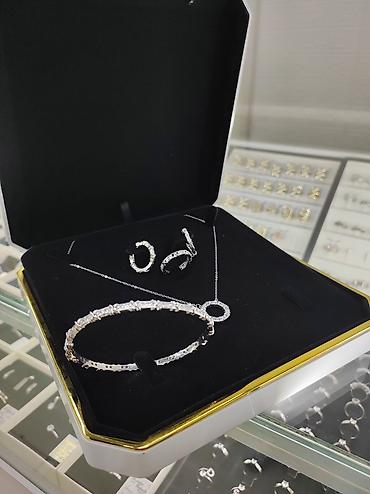 Серебряные наборы украшений: Набор украшений, Проба 925, Женские, Новый — 6