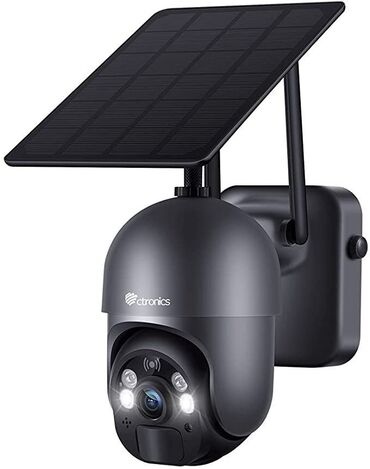 izləmə kamerası: Kamera 4G sim kartli SOLAR 360° smart kamera 3MP Full HD 64gb yaddaş