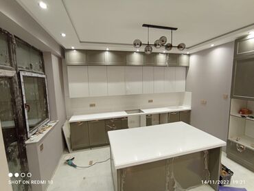 Sifarişlə mətbəx mebeli: Mərmər Suni tokme mərmər, Her cur Mərmərlerin sifarish qebulu — 8