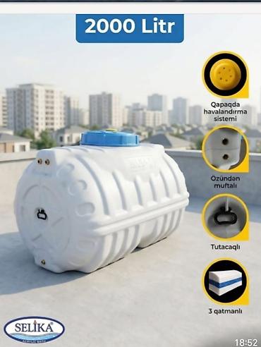 Baklar və çənlər: Bak, Plastik, 1000 l l, Yeni, Pulsuz çatdırılma — 10