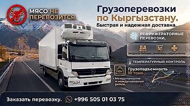 Грузоперевозки по Кыргызстану с холадильником